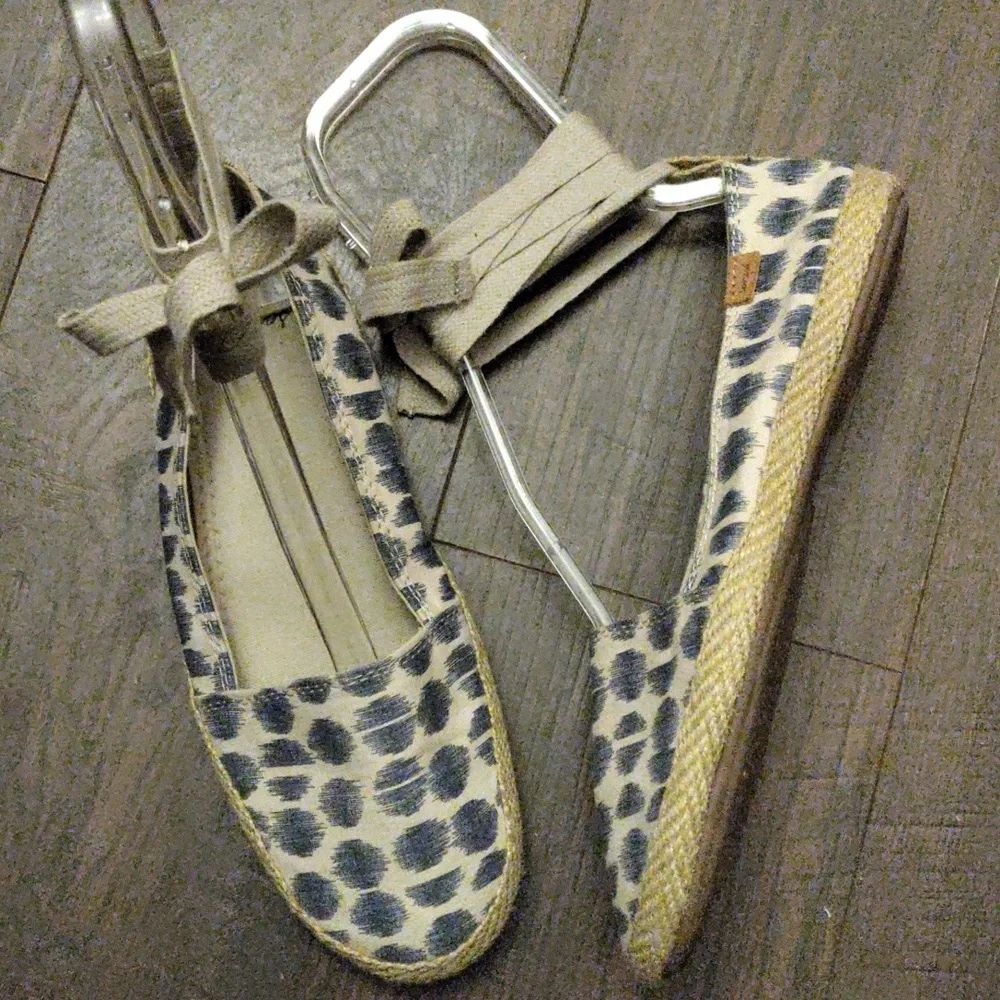 Sanuk "Espie" Gladiator/Espadrille Flats